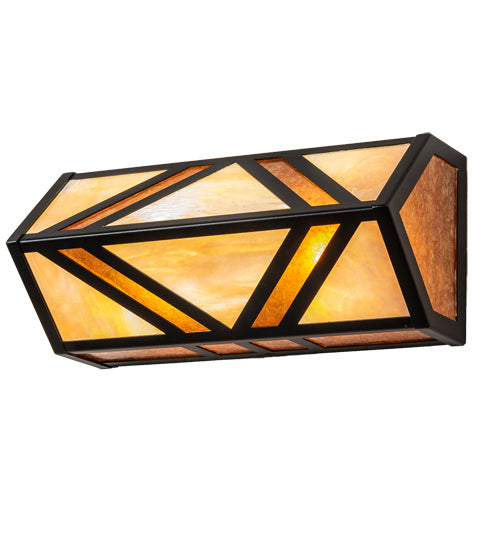 Meyda Tiffany 233811 Two Light Vanity, Flat Black