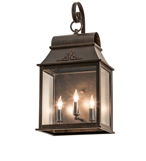 Meyda Tiffany 233843 Three Light Wall Sconce, Coffee Bean