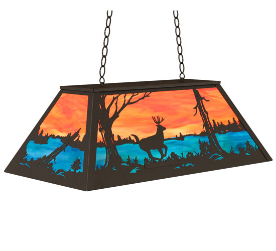 Meyda Tiffany 233930 Six Light Pendant, Oil Rubbed Bronze