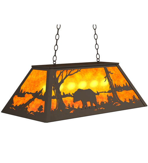 Meyda Tiffany 234089 Six Light Pendant, Oil Rubbed Bronze