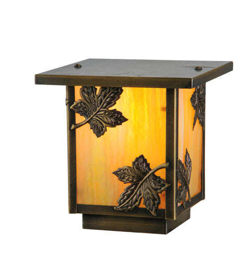 Meyda Tiffany 23702 One Light Deck Light, Antique Brass