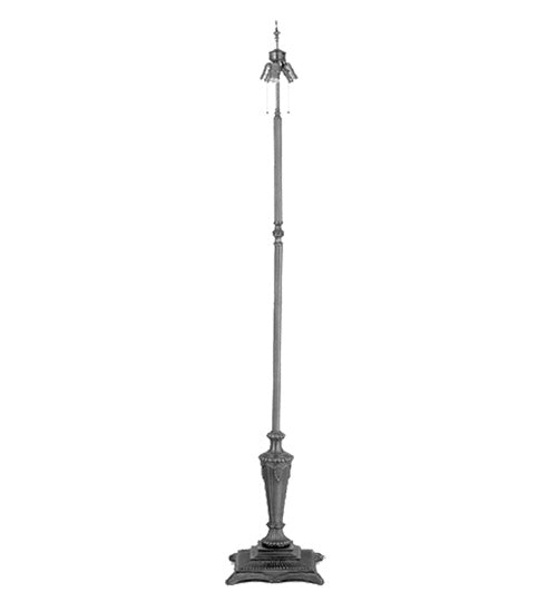 Meyda Tiffany 24668 Three Light Floor Base, Mahogany Bronze