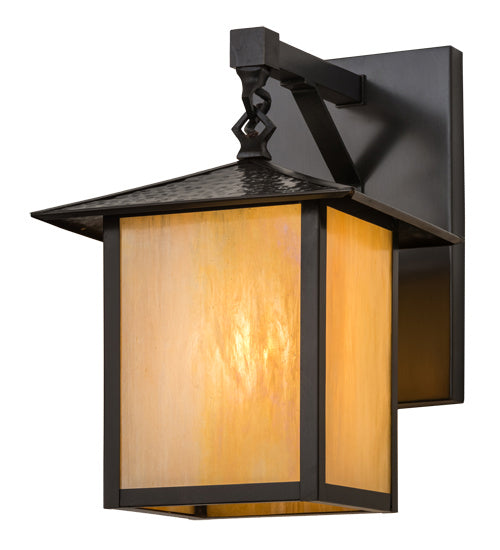 Meyda Tiffany 2561 One Light Wall Sconce, Craftsman Brown