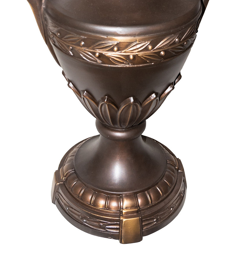 Meyda Tiffany 26333 Table Base Hardware, Highlighted Mahogany Bronze