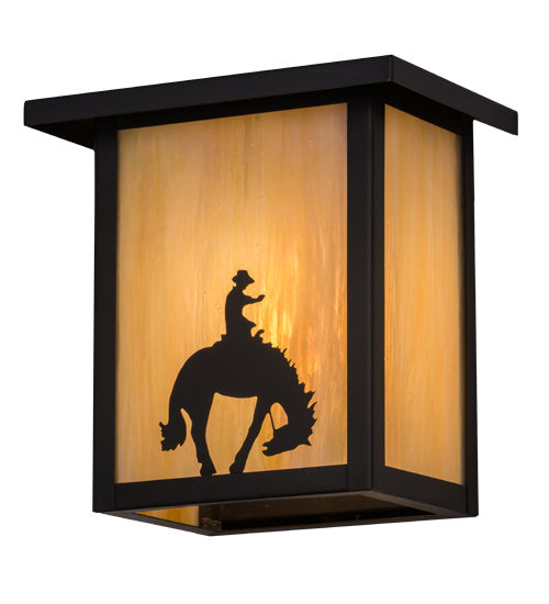 Meyda Tiffany 27965 One Light Wall Sconce, Craftsman Brown
