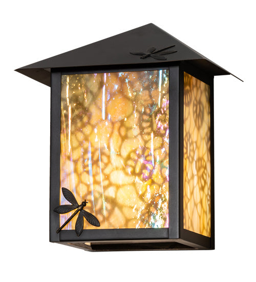 Meyda Tiffany 28473 One Light Wall Sconce, Craftsman Brown