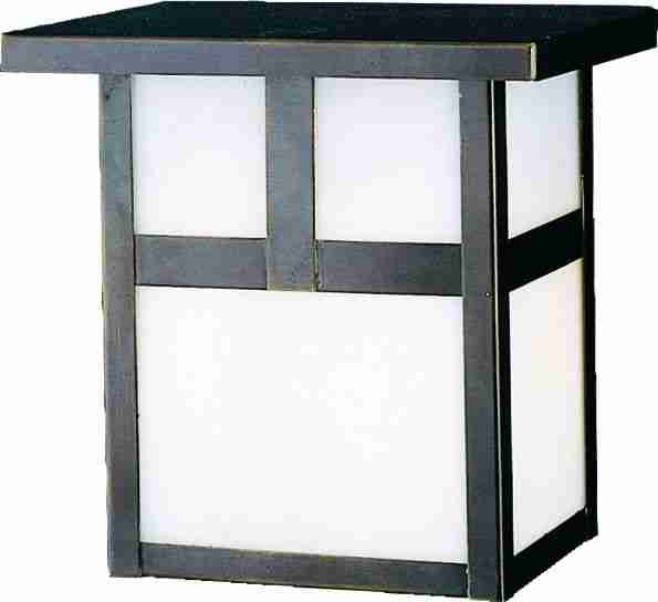 Meyda Tiffany 29530 One Light Wall Sconce, Craftsman Brown