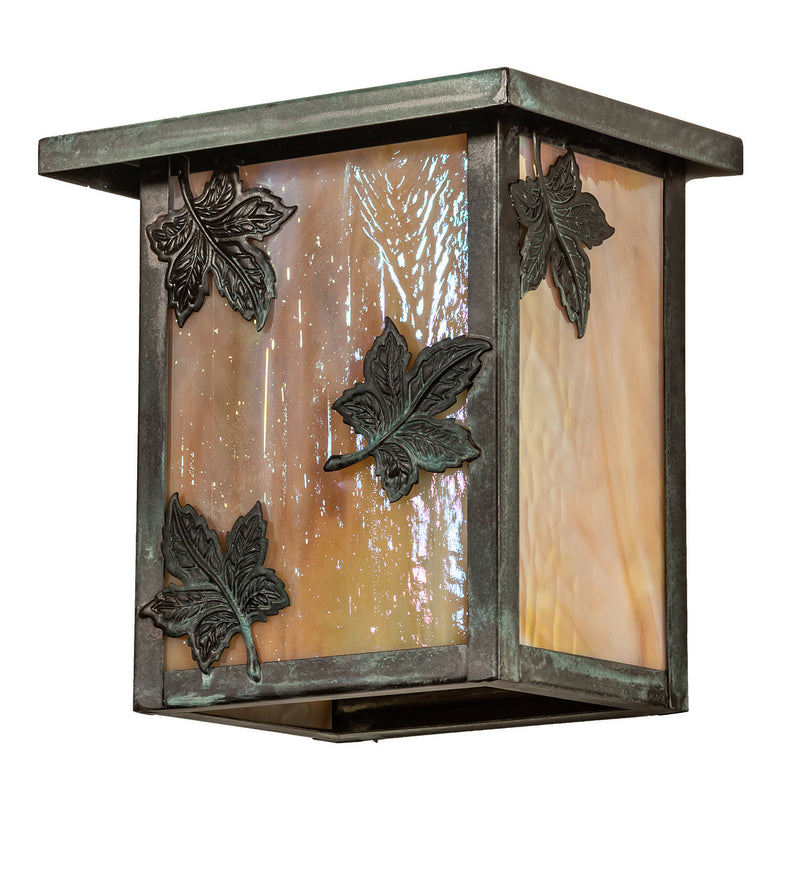 Meyda Tiffany 29597 One Light Wall Sconce, Verdigris