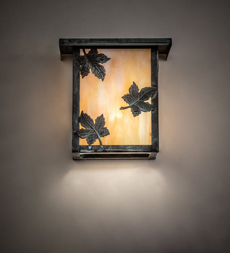 Meyda Tiffany 29597 One Light Wall Sconce, Verdigris