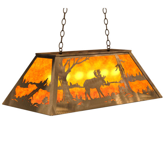 Meyda Tiffany 30330 Six Light Pendant, Antique Copper