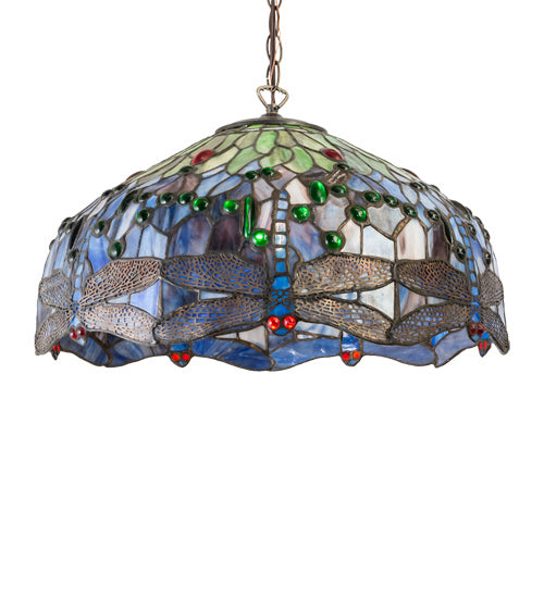 Meyda Tiffany 31103 One Light Pendant, Antique Brass