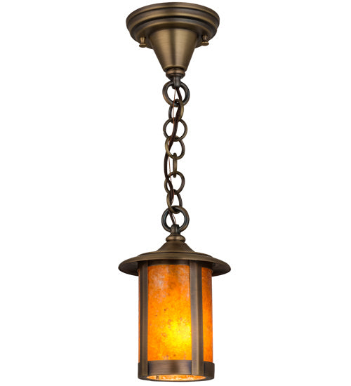 Meyda Tiffany 3399 One Light Mini Pendant, Antique Brass