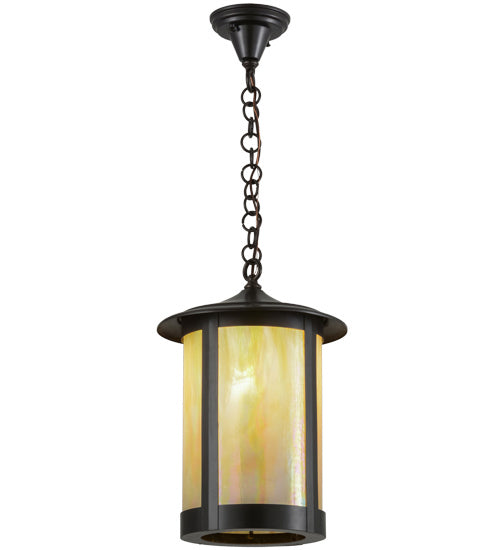 Meyda Tiffany 3463 One Light Pendant, Craftsman Brown