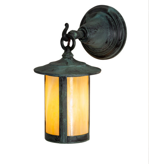 Meyda Tiffany 3620 One Light Wall Sconce, Craftsman Verdigris