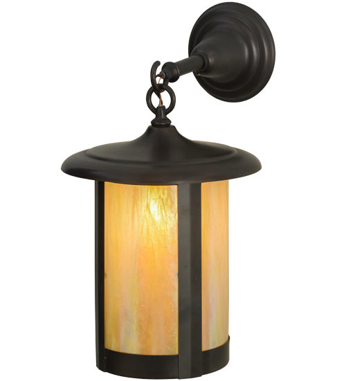 Meyda Tiffany 3679 One Light Wall Sconce, Craftsman Brown
