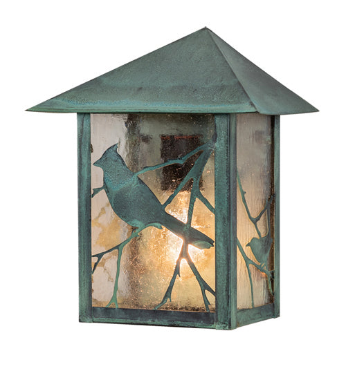 Meyda Tiffany 37386 One Light Wall Sconce, Craftsman Verdigris