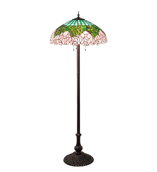 Meyda Tiffany 37706 Three Light Floor Lamp, Mahogany Bronze