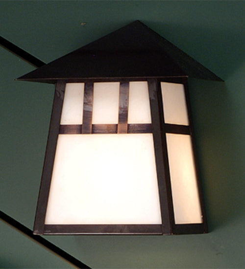 Meyda Tiffany 38207 One Light Wall Sconce, Craftsman Brown