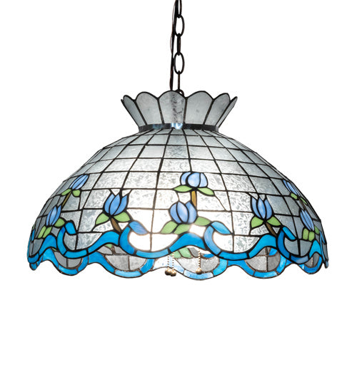 Meyda Tiffany 38434 Three Light Pendant, Mahogany Bronze