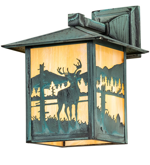 Meyda Tiffany 39867 One Light Wall Sconce, Verdigris