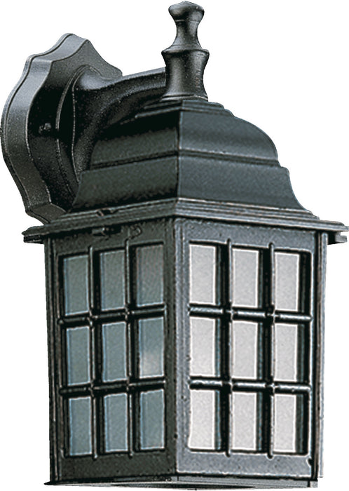 Quorum 798-15 One Light Wall Mount, Black