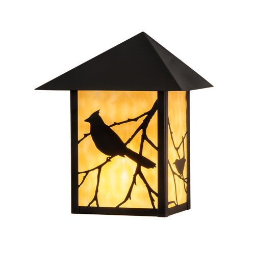 Meyda Tiffany 41861 One Light Wall Sconce, Craftsman Brown