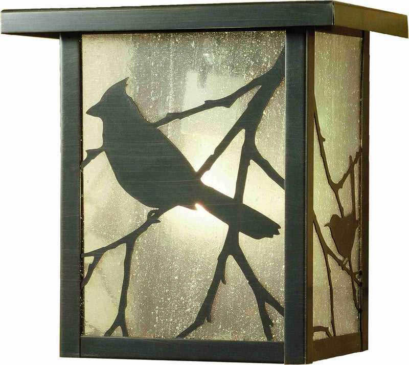 Meyda Tiffany 43458 One Light Wall Sconce, Craftsman Brown