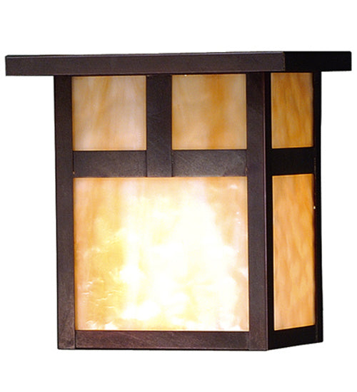 Meyda Tiffany 43551 One Light Wall Sconce, Craftsman Brown