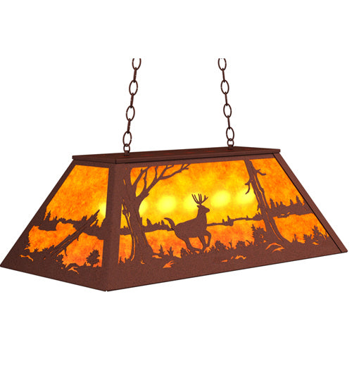 Meyda Tiffany 47753 Six Light Pendant, Rust