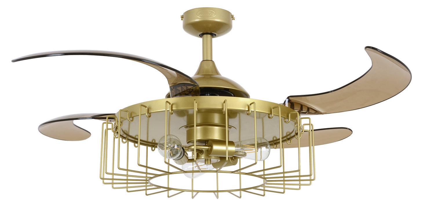 Beacon Lighting 51104101 48``Ceiling Fan, Antique Gold