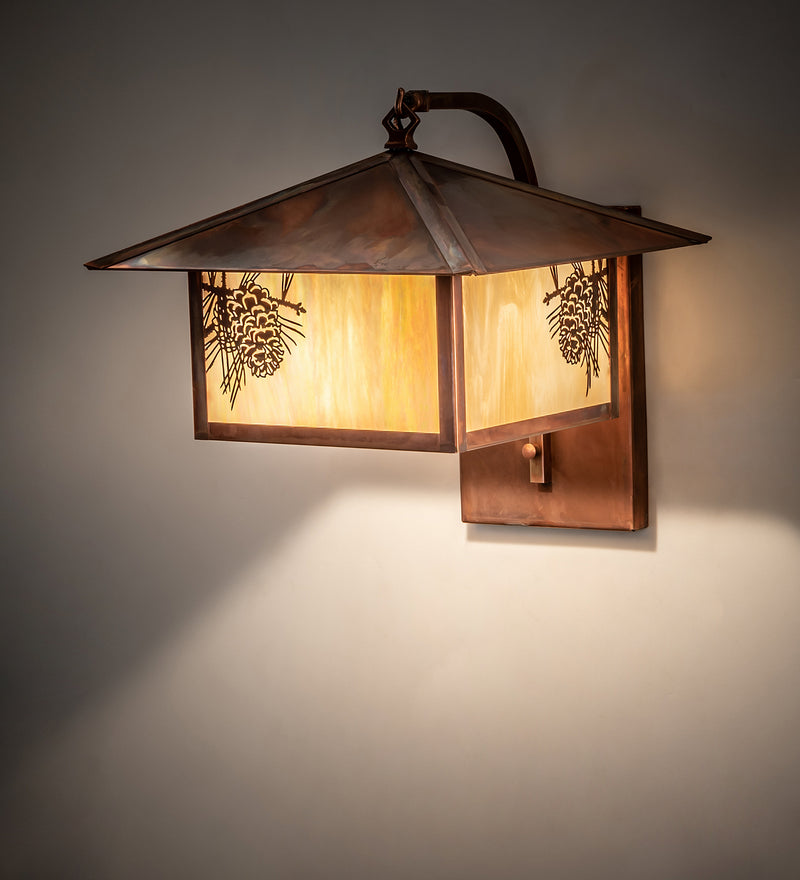 Meyda Tiffany 50571 One Light Wall Sconce, Vintage Copper