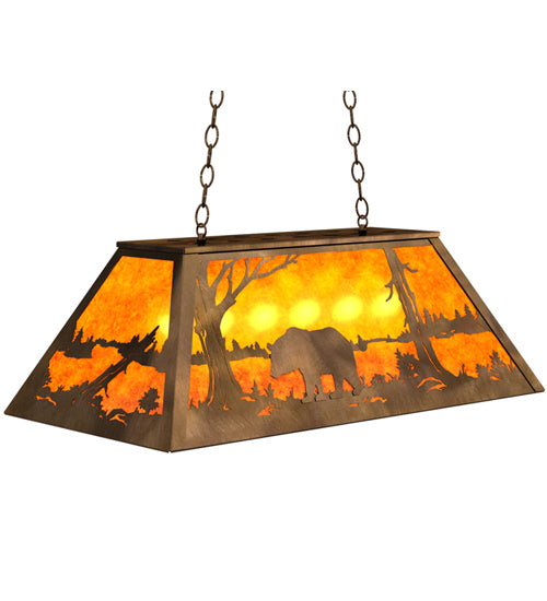 Meyda Tiffany 51145 Six Light Pendant, Antique Copper