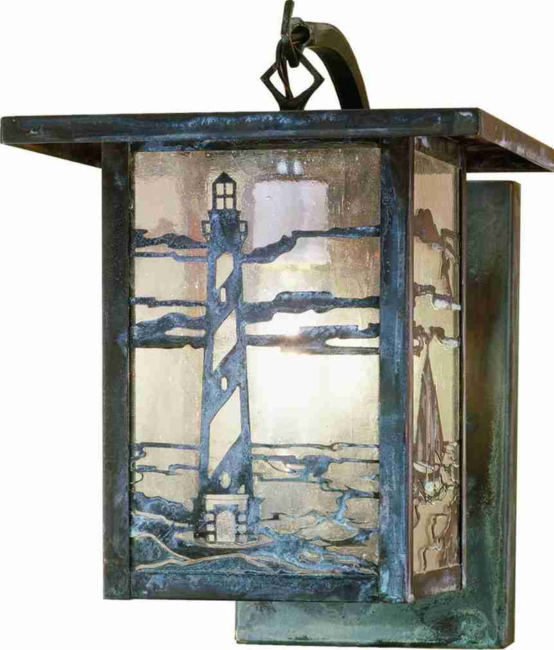 Meyda Tiffany 51472 One Light Wall Sconce, Verdigris