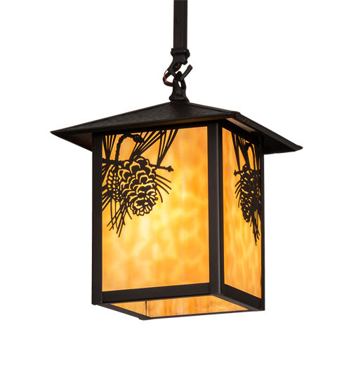 Meyda Tiffany 61830 One Light Pendant, Craftsman Brown