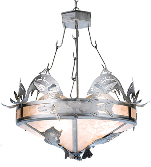 Meyda Tiffany 65177 12 Light Pendant, Steel