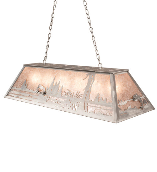 Meyda Tiffany 65178 Six Light Pendant, Industrial Steel