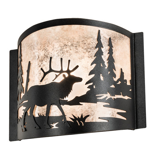 Meyda Tiffany 66271 One Light Wall Sconce, Textured Black