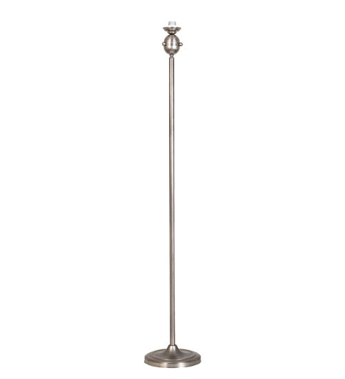 Meyda Tiffany 69326 One Light Floor Base, Brushed Nickel