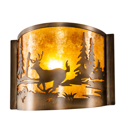 Meyda Tiffany 70703 One Light Wall Sconce, Antique Copper