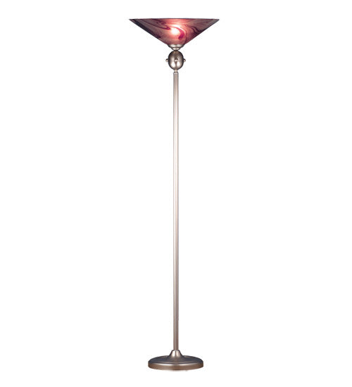 Meyda Tiffany 70845 One Light Torchiere, Craftsman Brown