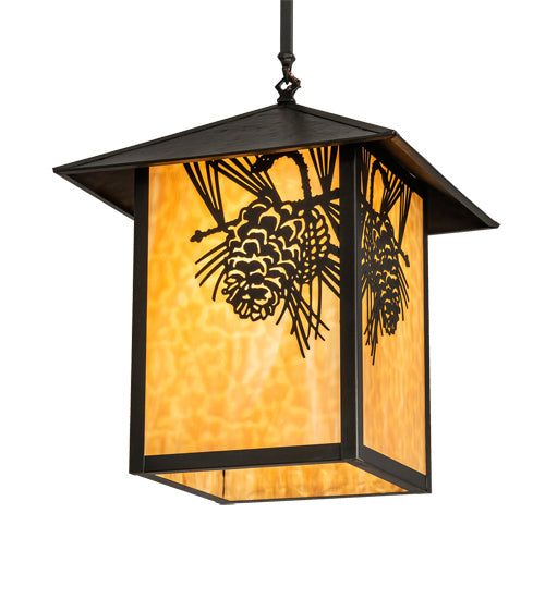 Meyda Tiffany 80797 One Light Pendant, Craftsman Brown