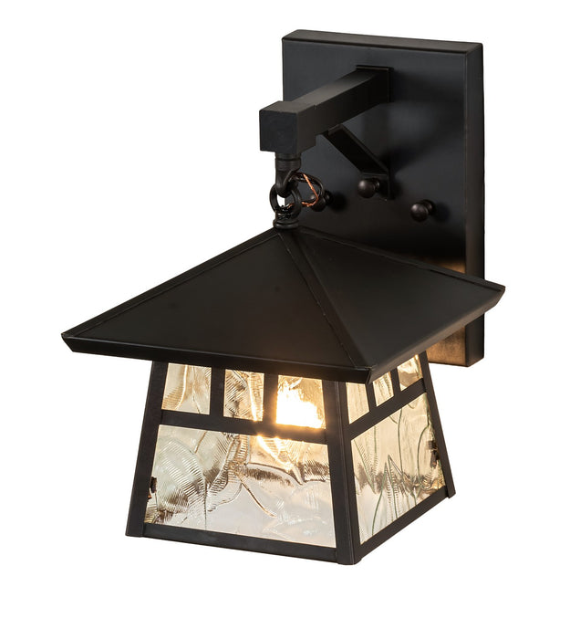 Meyda Tiffany 92935 One Light Wall Sconce, Craftsman Brown