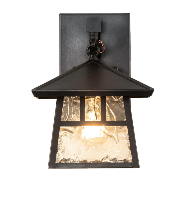 Meyda Tiffany 92935 One Light Wall Sconce, Craftsman Brown