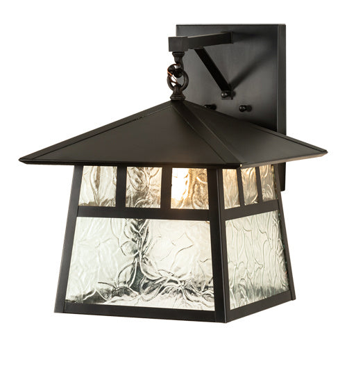 Meyda Tiffany 93094 One Light Wall Sconce, Craftsman Brown