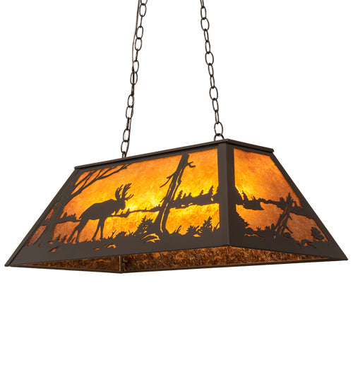 Meyda Tiffany 98242 Six Light Pendant, Timeless Bronze