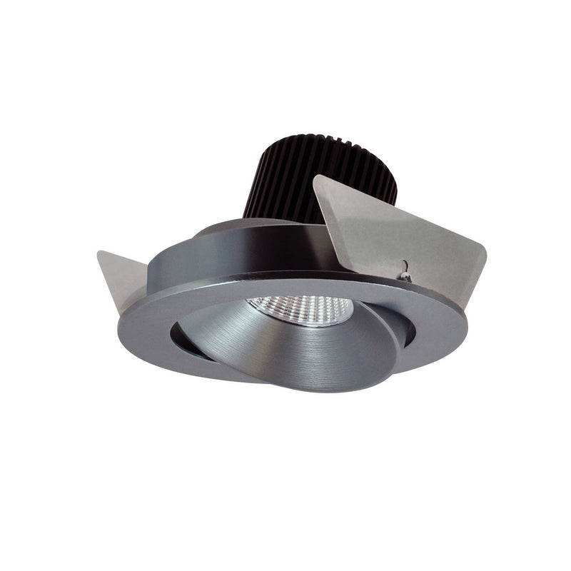 Nora Lighting NIO-4RC50XNN 4" Adj. Round Cone Regressed, Natural Metal Reflector / Natural Metal Flange