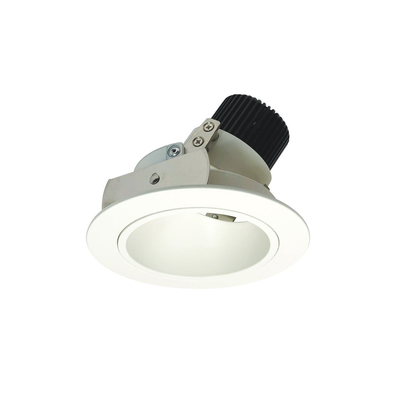 Nora Lighting NIO-4RD50XMPW 4" Adj. Round Deep Regress, Matte Powder White Reflector / Matte Powder White Flange