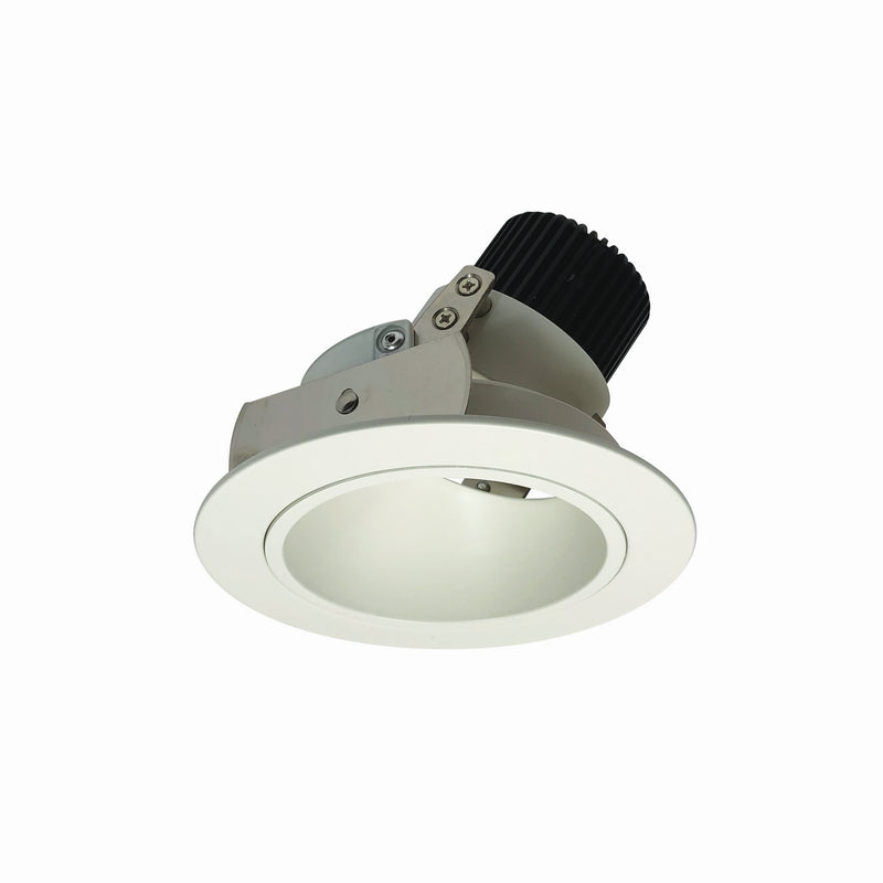 Nora Lighting NIO-4RD50XWW 4" Adj. Round Deep Regress, White Reflector / White Flange