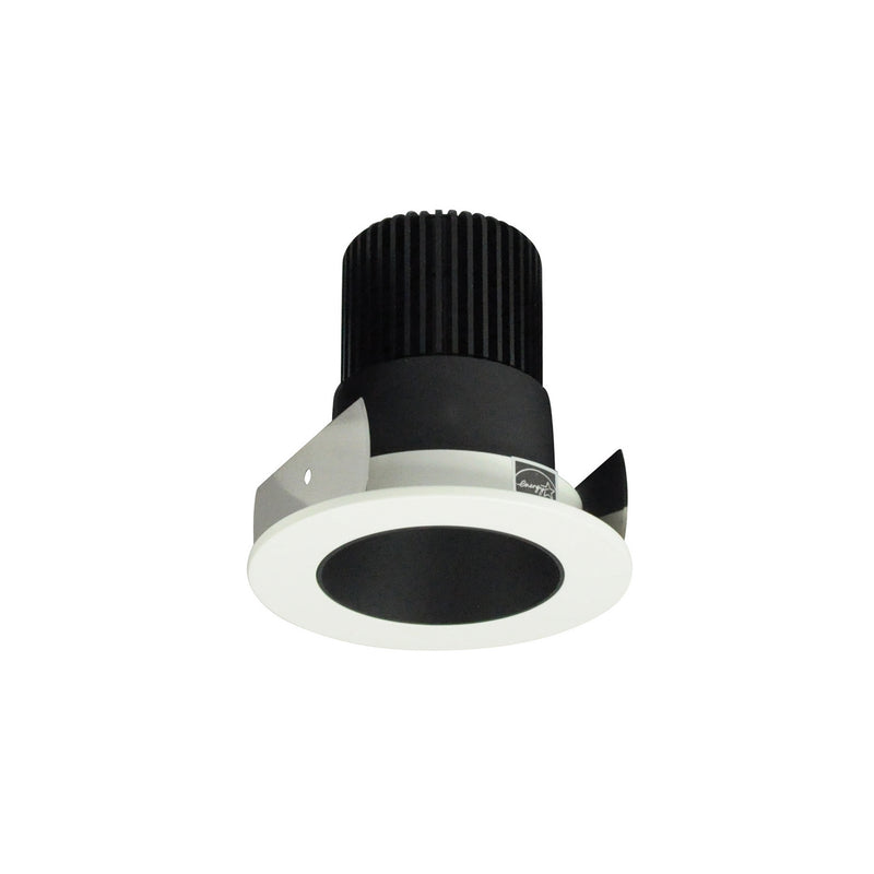 Nora Lighting NIOB-2RNDC50XBW 2" Round Deep Cone Reg, Black Reflector / White Flange