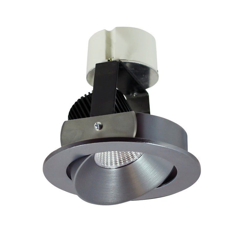 Nora Lighting NIR-4RC50XNN 4" Retrofit Round Reg Cone Adj, Natural Metal Reflector / Natural Metal Flange